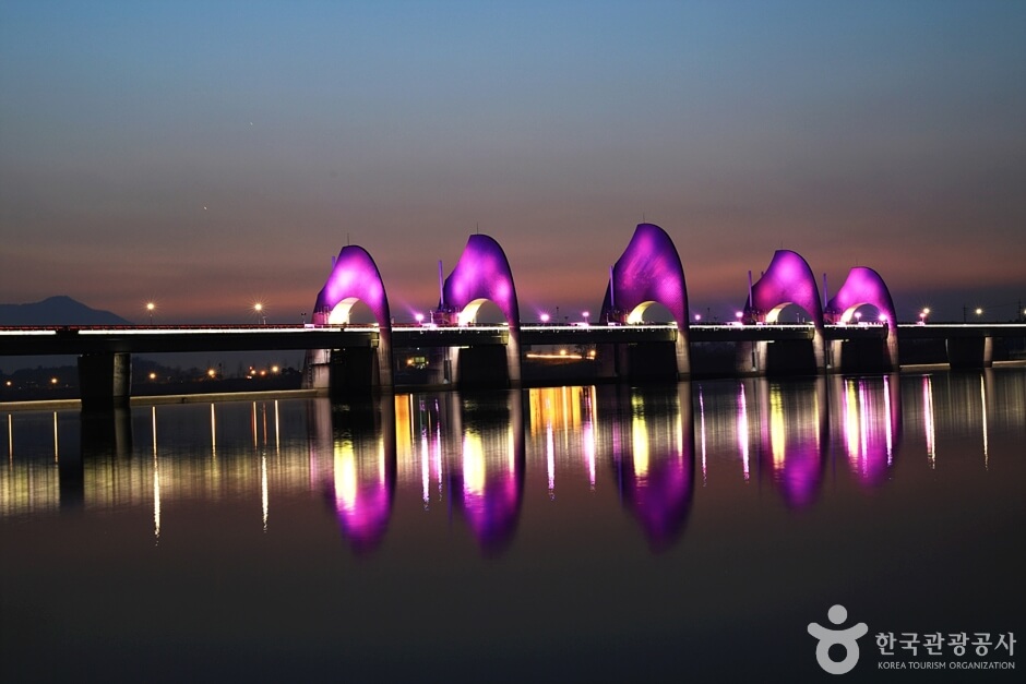 광주 영산강 승천보교