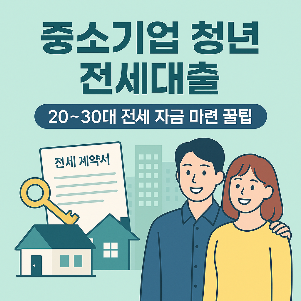 중소기업 청년 전세대출, 20~30대 전세 자금 마련 꿀팁