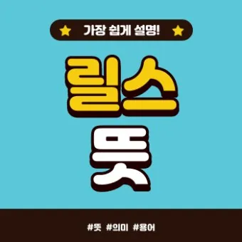 릴스 뜻 릴스란 의미 유래_20