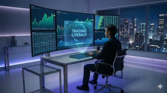 Trading Literacy AI 봇을 활용한 데이터 기반 주식 투자 분석 워크스테이션 전경