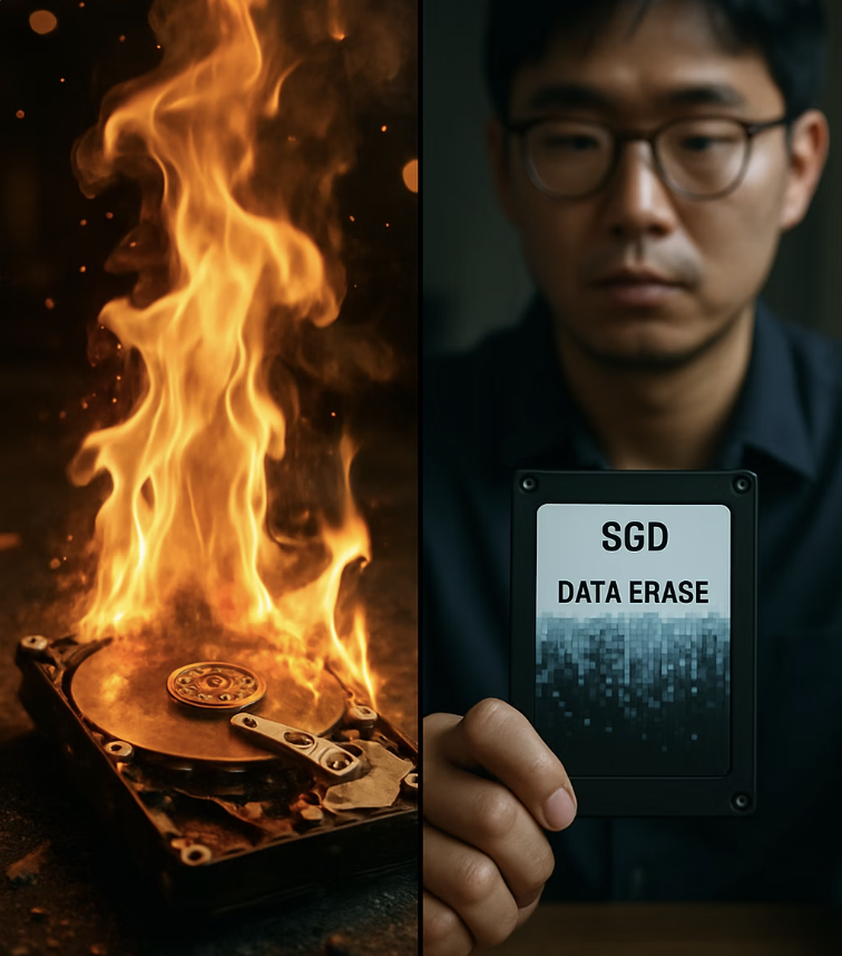 HDD와 SSD, 데이터 삭제 방식의 차이