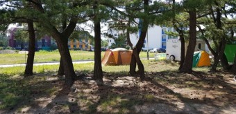 양양 낙산해수욕장 야영장