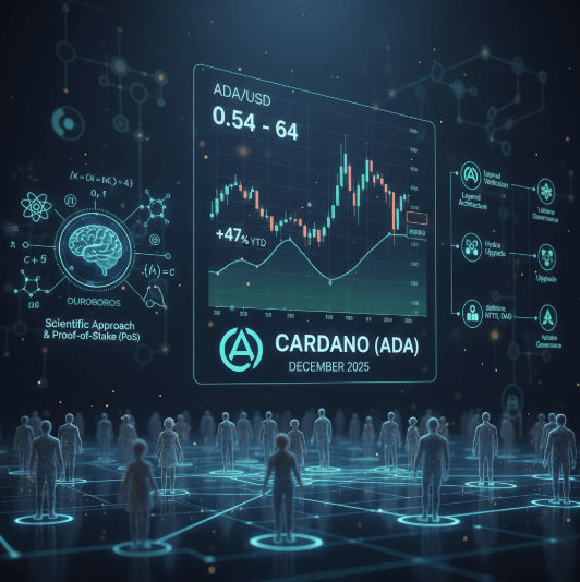 카르다노(ADA) 암호화폐의 상세 인포그래픽 세트