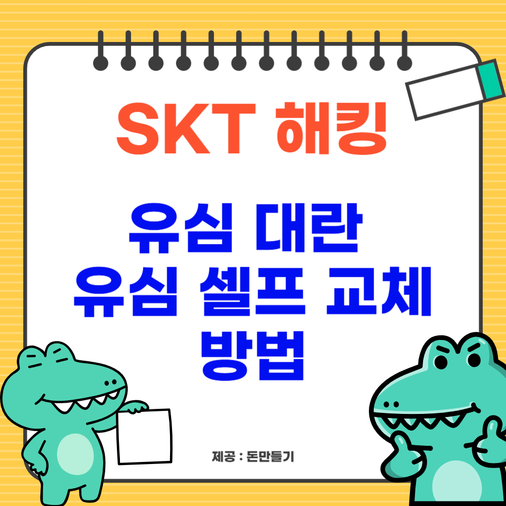 SKT 해킹, 유심 대란, 유심 셀프 교체 방법