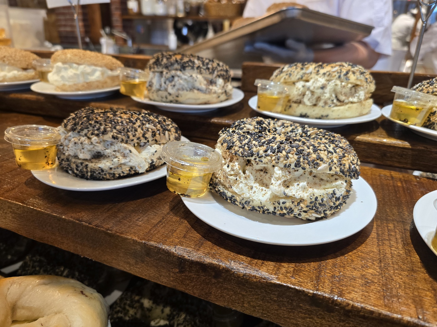 런던베이들의 다양한 빵들