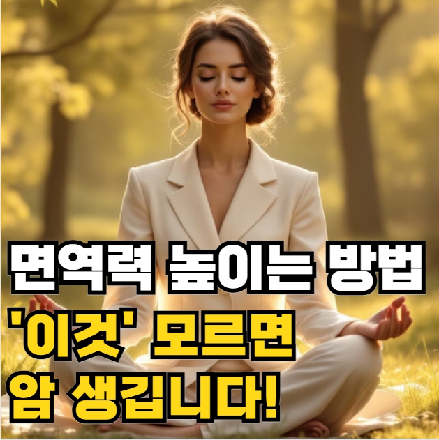 면역력을 높이는 방법