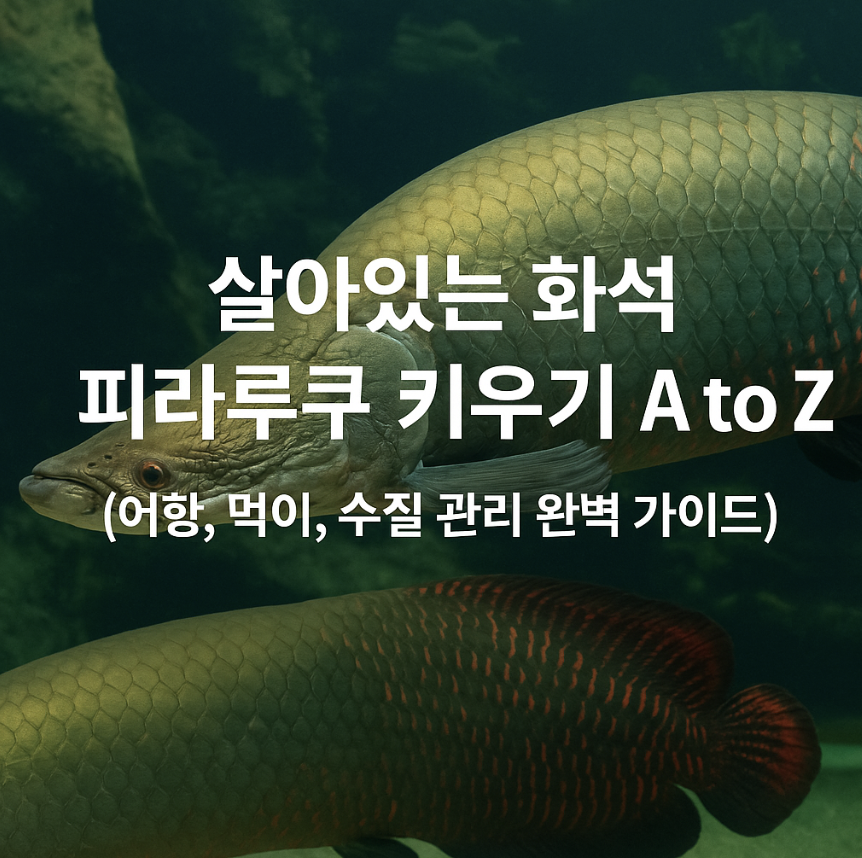 살아있는 화석 피라루쿠 키우기 A to Z (어항, 먹이, 수질 관리 완벽 가이드)