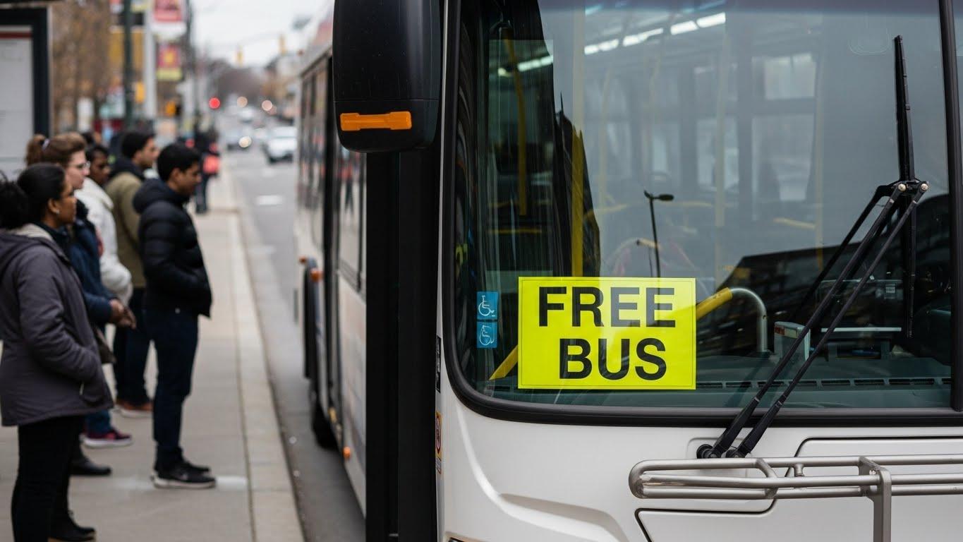 버스 파업 무료버스