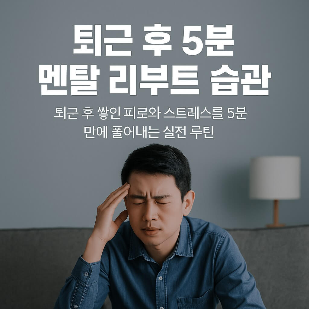 퇴근 후 5분 멘탈 리부트 습관