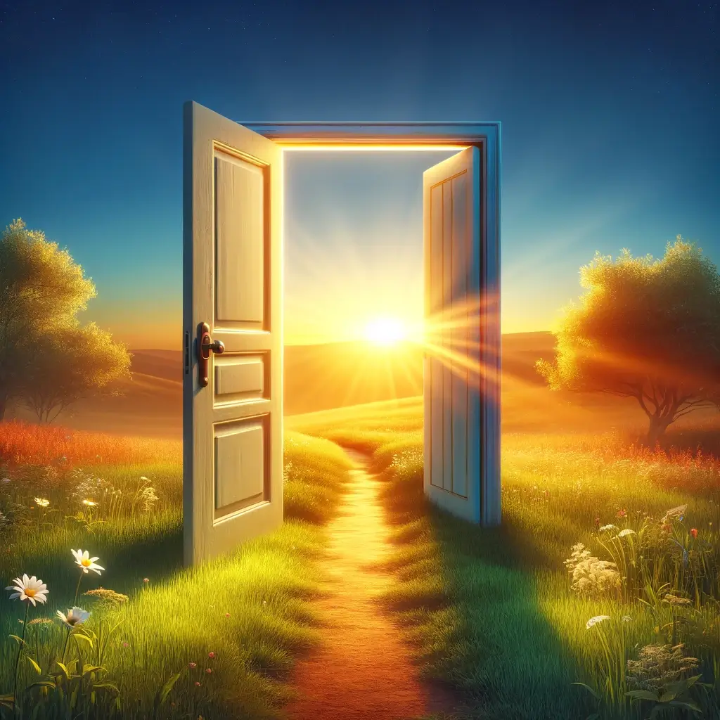 자신을 완전히 받아들이는 개념을 시각화한 이미지