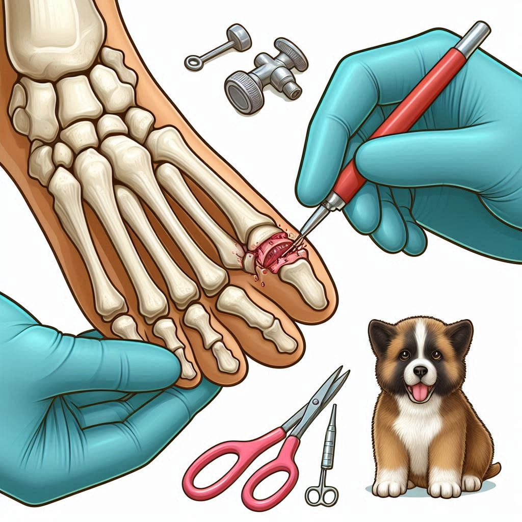강아지 발가락 골절10
