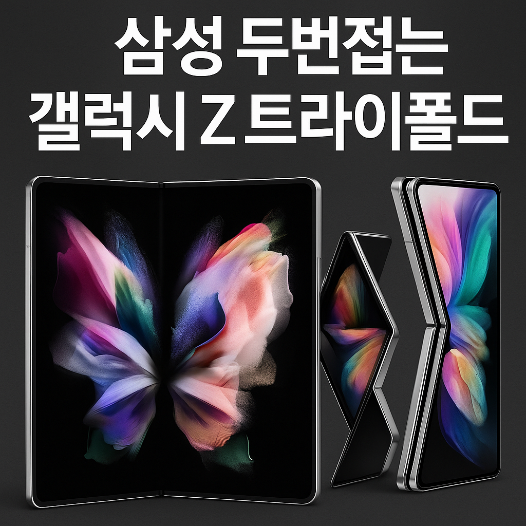 삼성 두번접는 갤럭시 Z 트라이폴드 관련 사진