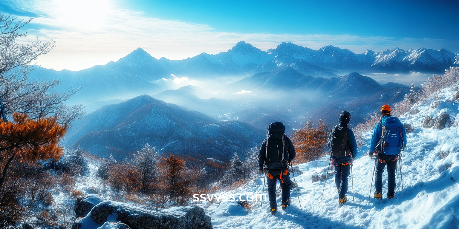 백덕산 등산 모습