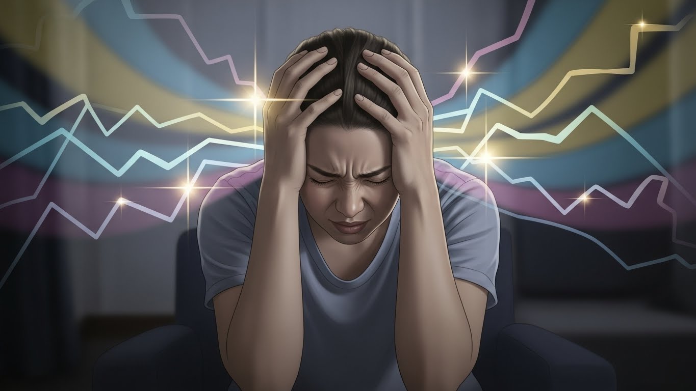 편두통, 전조증상, 시야장애