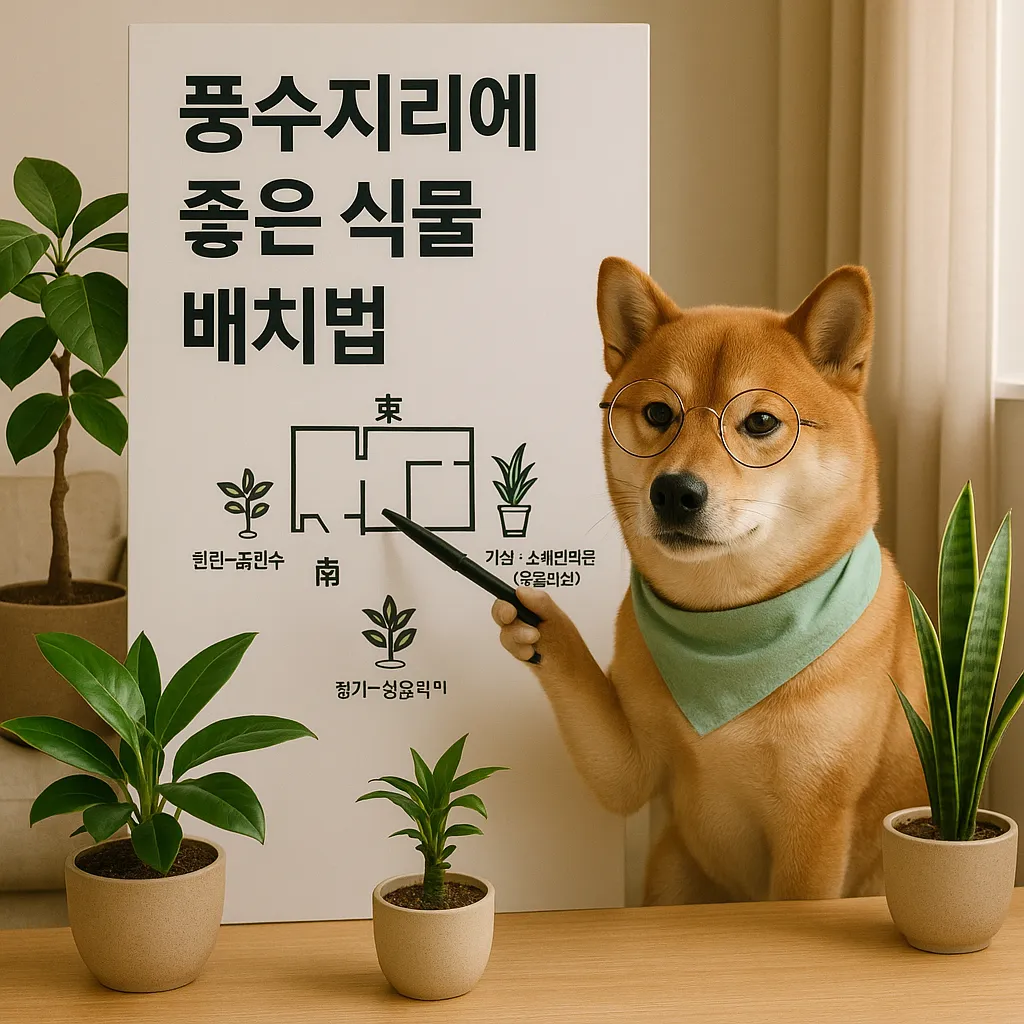 🌿 풍수지리 행운식물 배치법 2025년 최신 기운 상승 비법