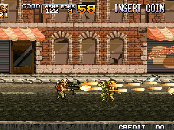 메탈슬러그4 플레이화면