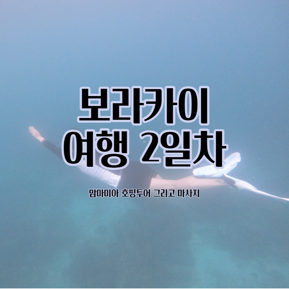 보라카이 2일차 코스 맘마미아 호핑투어 후기