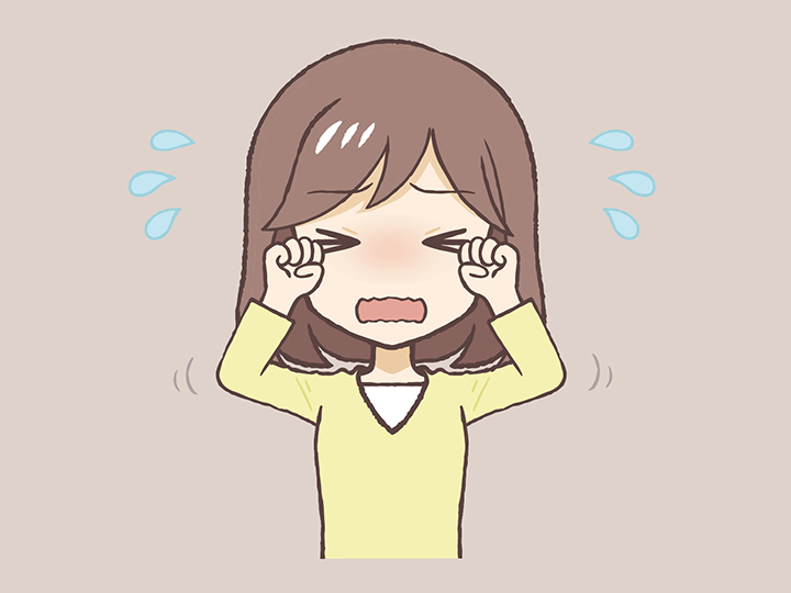 시력이-점차-떨어지는-여성