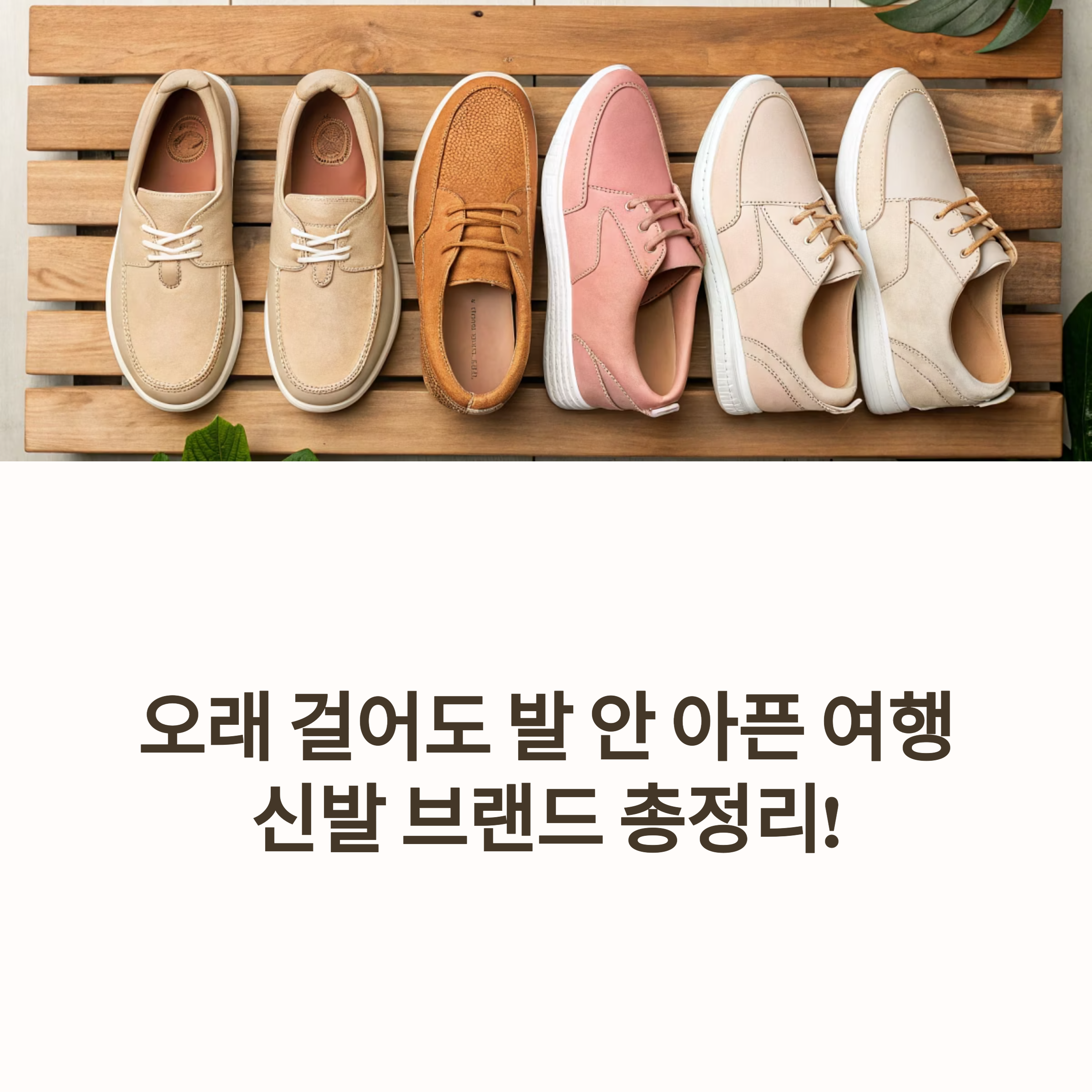 여행용 신발 추천
