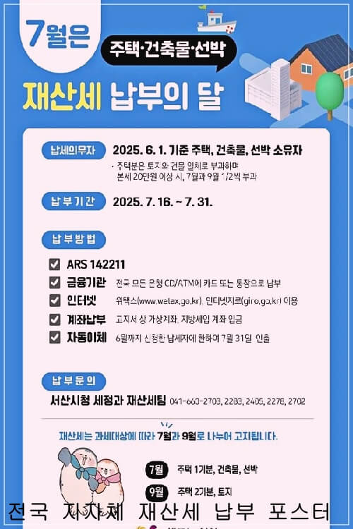 재산세 고지서 조회 및 분실 시 대처 이미지