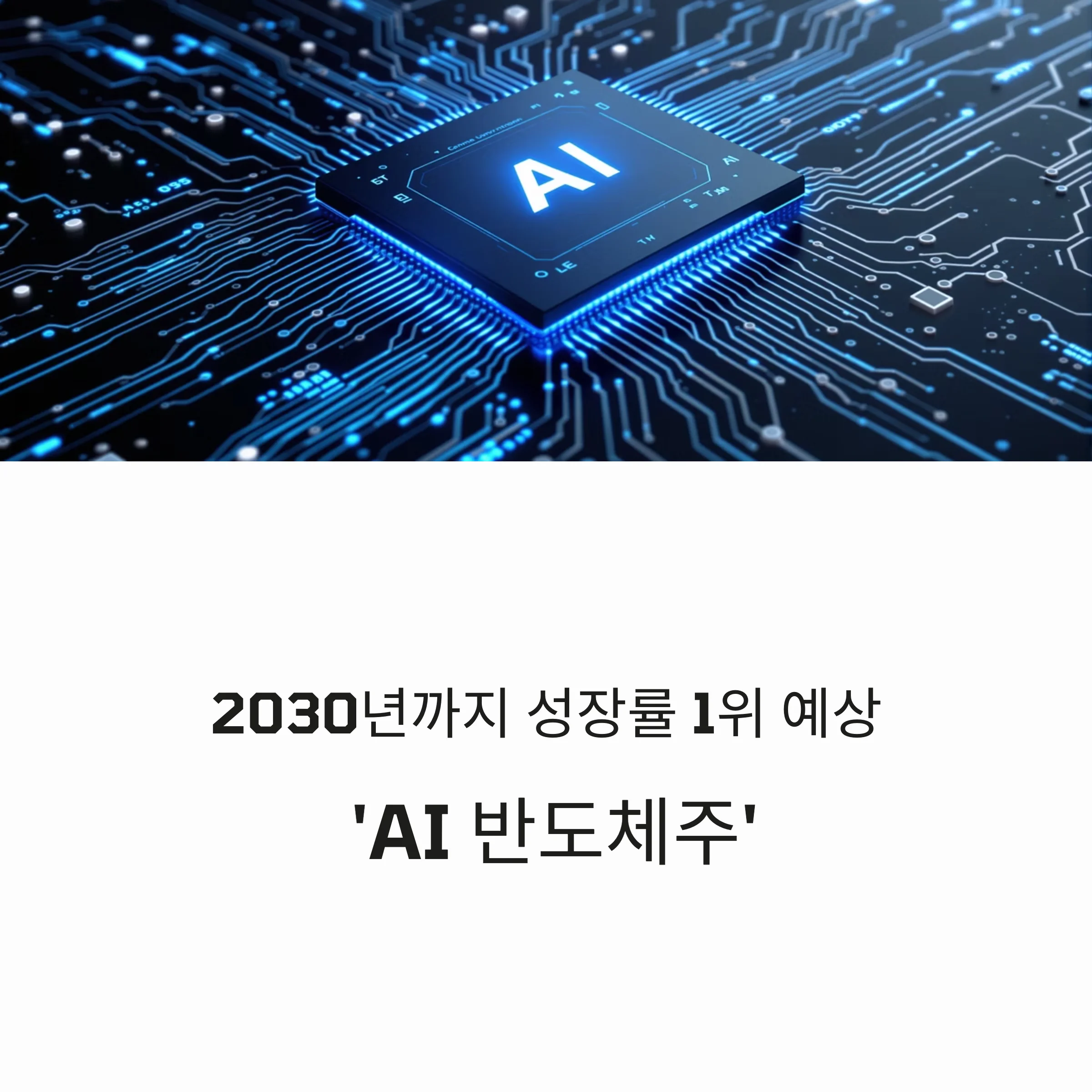 성장률 1위 예상 'AI 반도체주'