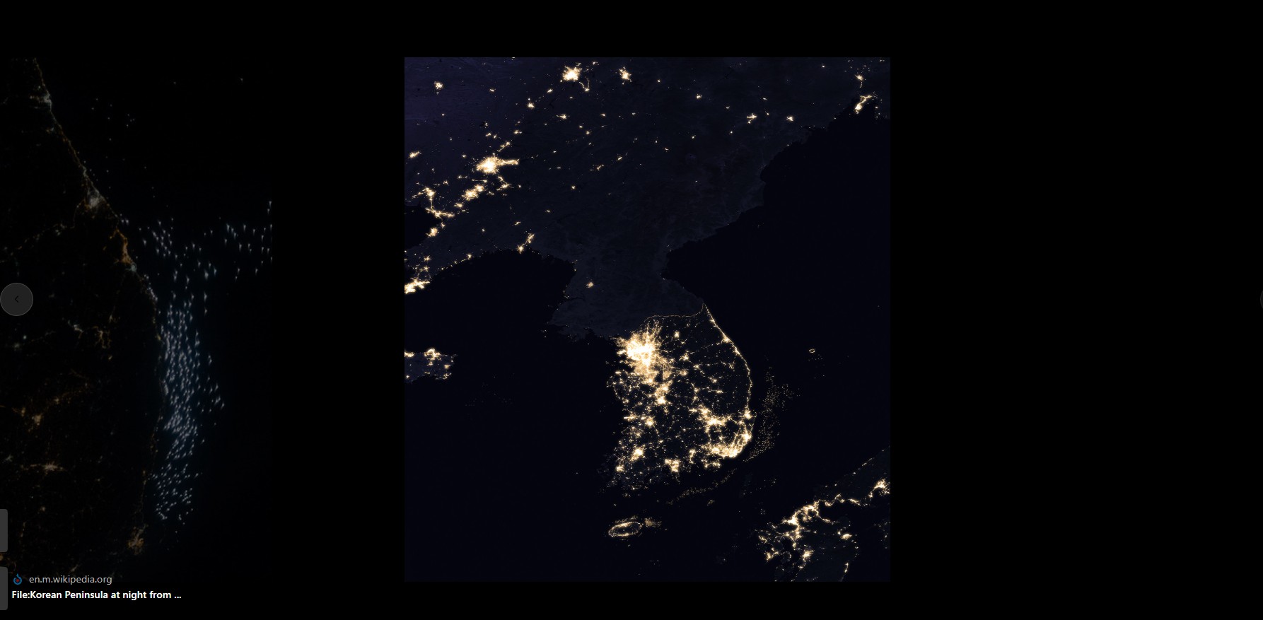 NASA가 촬영한 위성 사진