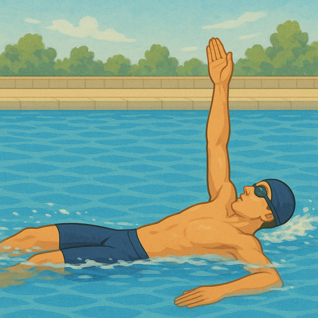 배영의 올바른 자세와 흔한 실수 교정법 관련 사진