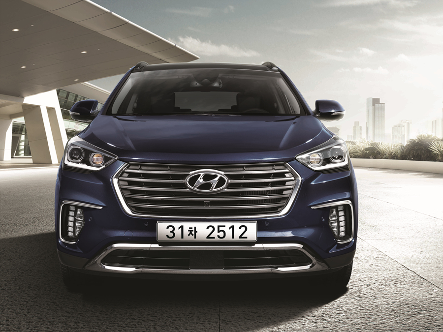 2018년 맥스크루즈 전면 헤드라이트 사진