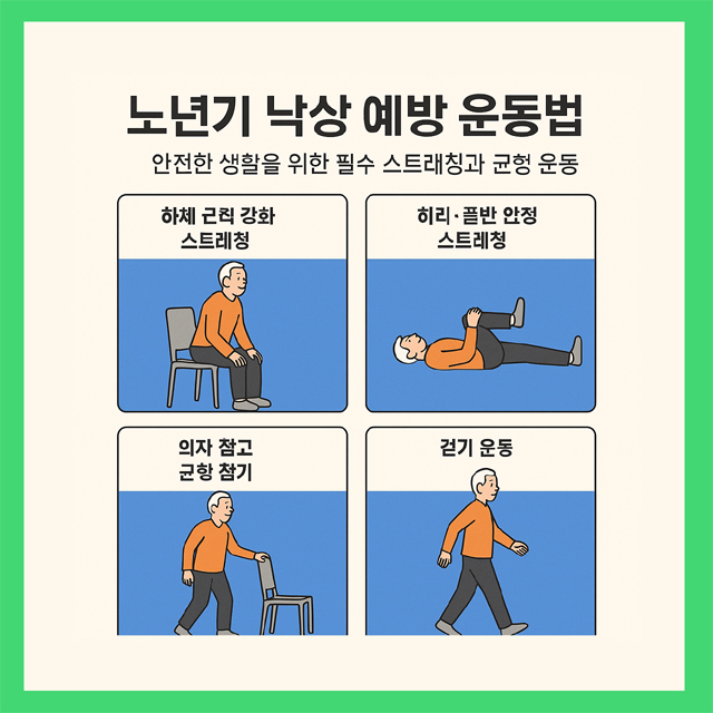 노년기 낙상 예방 운동법