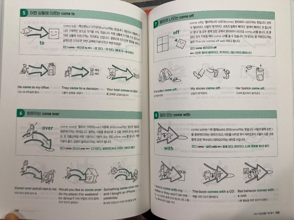책소개_외우지 않는 편안함 동사+전치사 도감