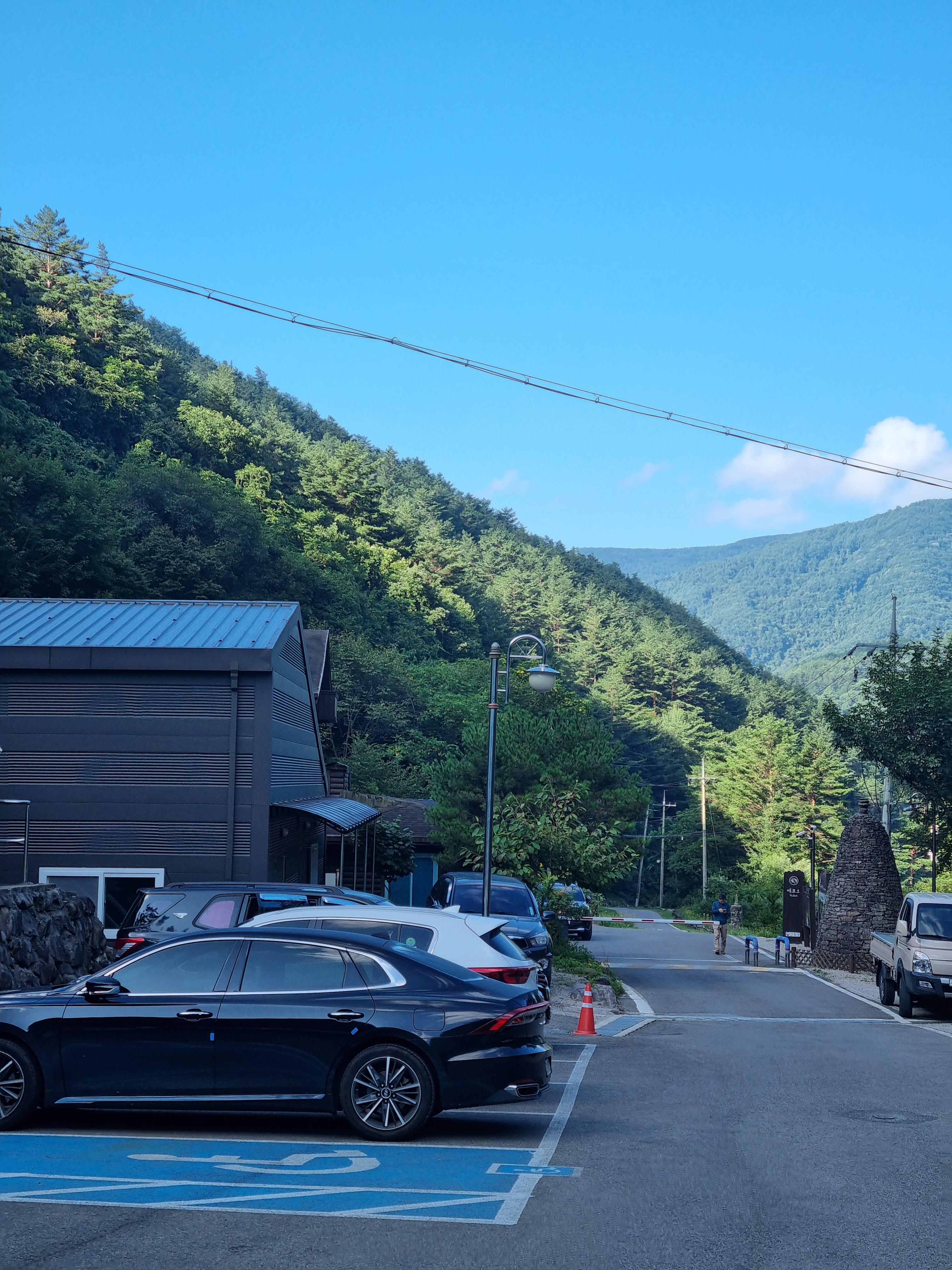 두타산자연휴양림 주차장