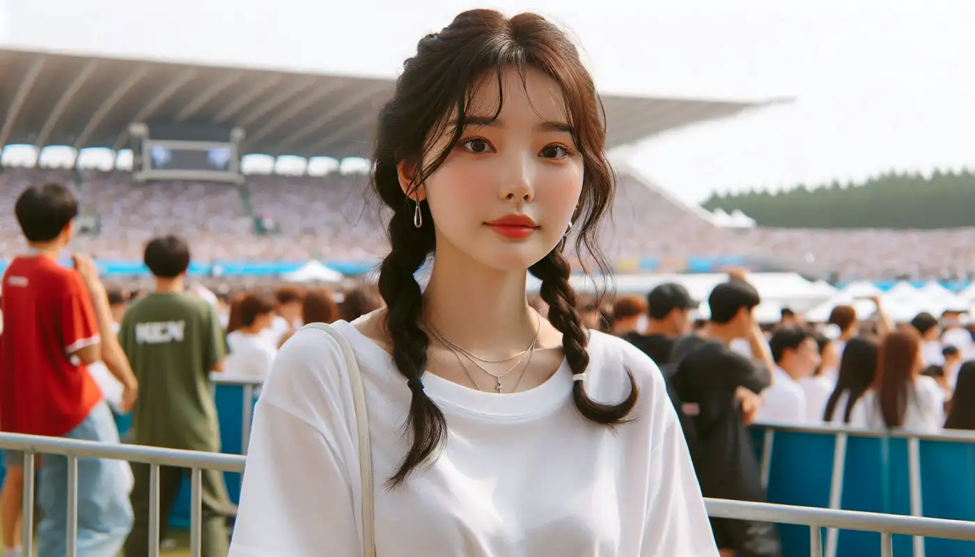 워터밤-흠뻑쇼-준비물을-알아보는-여성의-모습