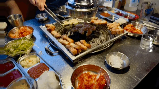 논현역 화로상회 강남논현점 삼겹살과 대창 숯불구이