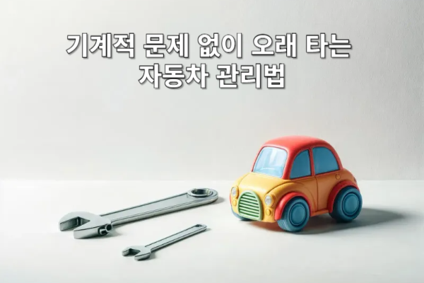 기계적 문제 없이 오래 타는 자동차 관리법