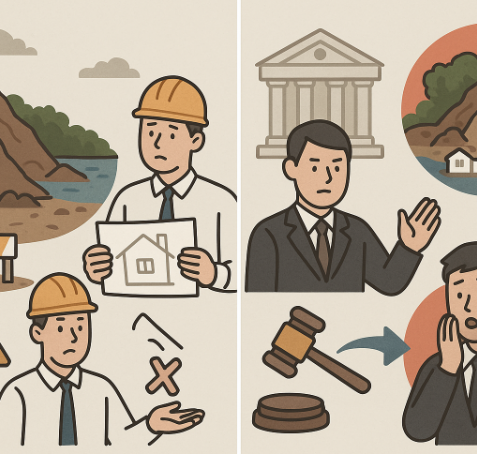 자연재해복구지 건축불허 경매