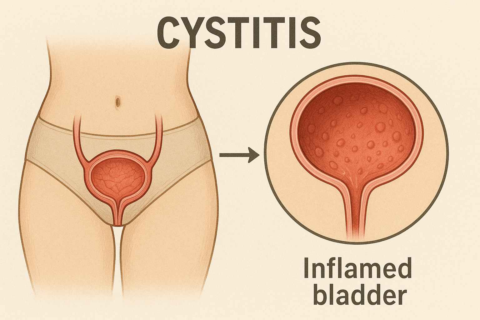 방광염에 대한 모습