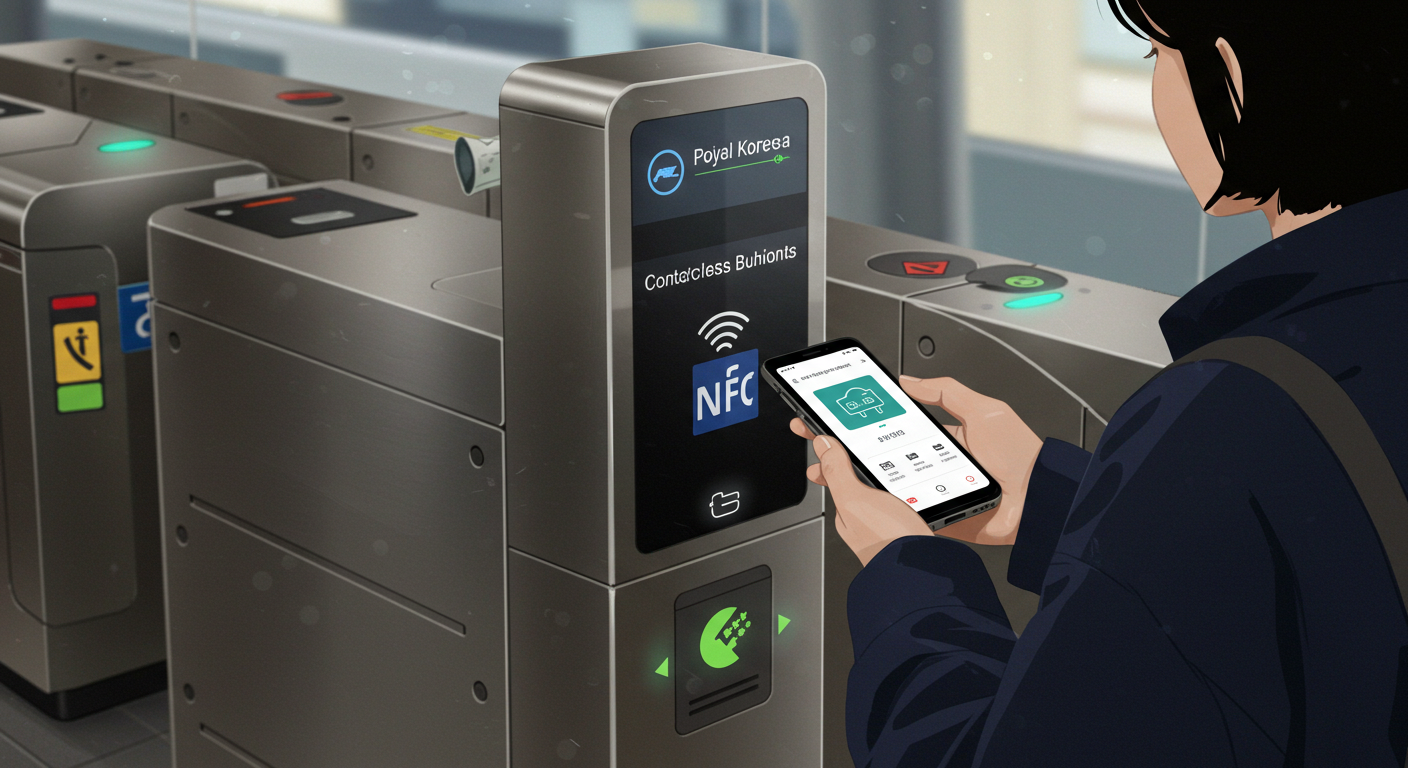 NFC 충전, 교통카드 설정