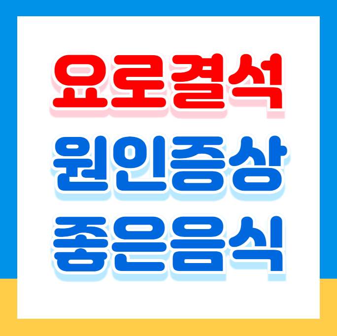 요로결석 원인, 증상, 시술 제거와 요로결석에 좋은 음식
