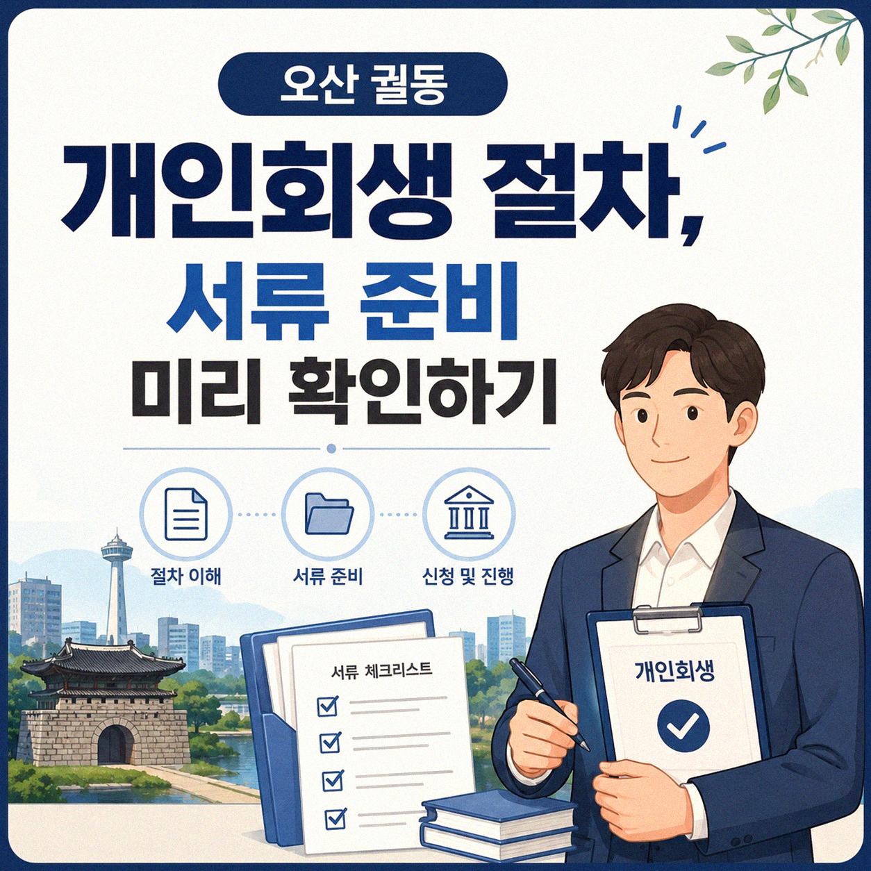 오산 궐동 개인회생 신청 서류 뭘 준비해야 할까요