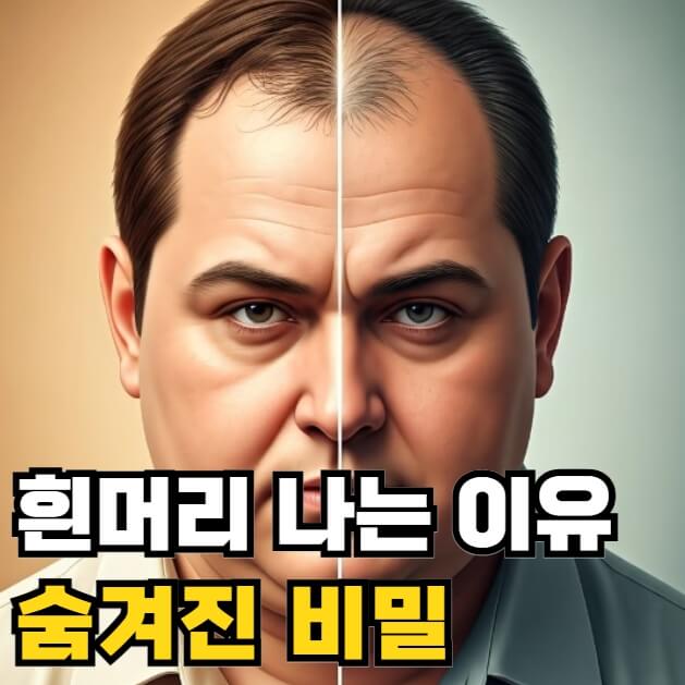 흰머리 나는 이유