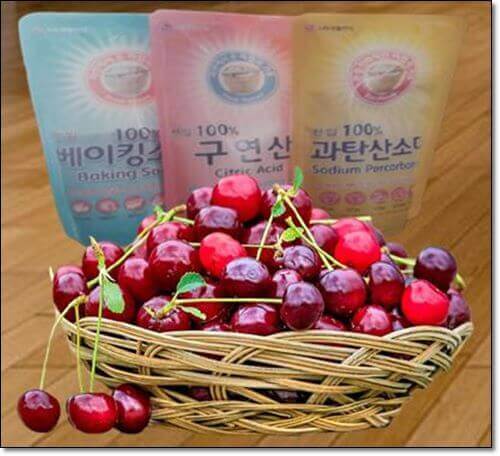 과일 베이킹소다