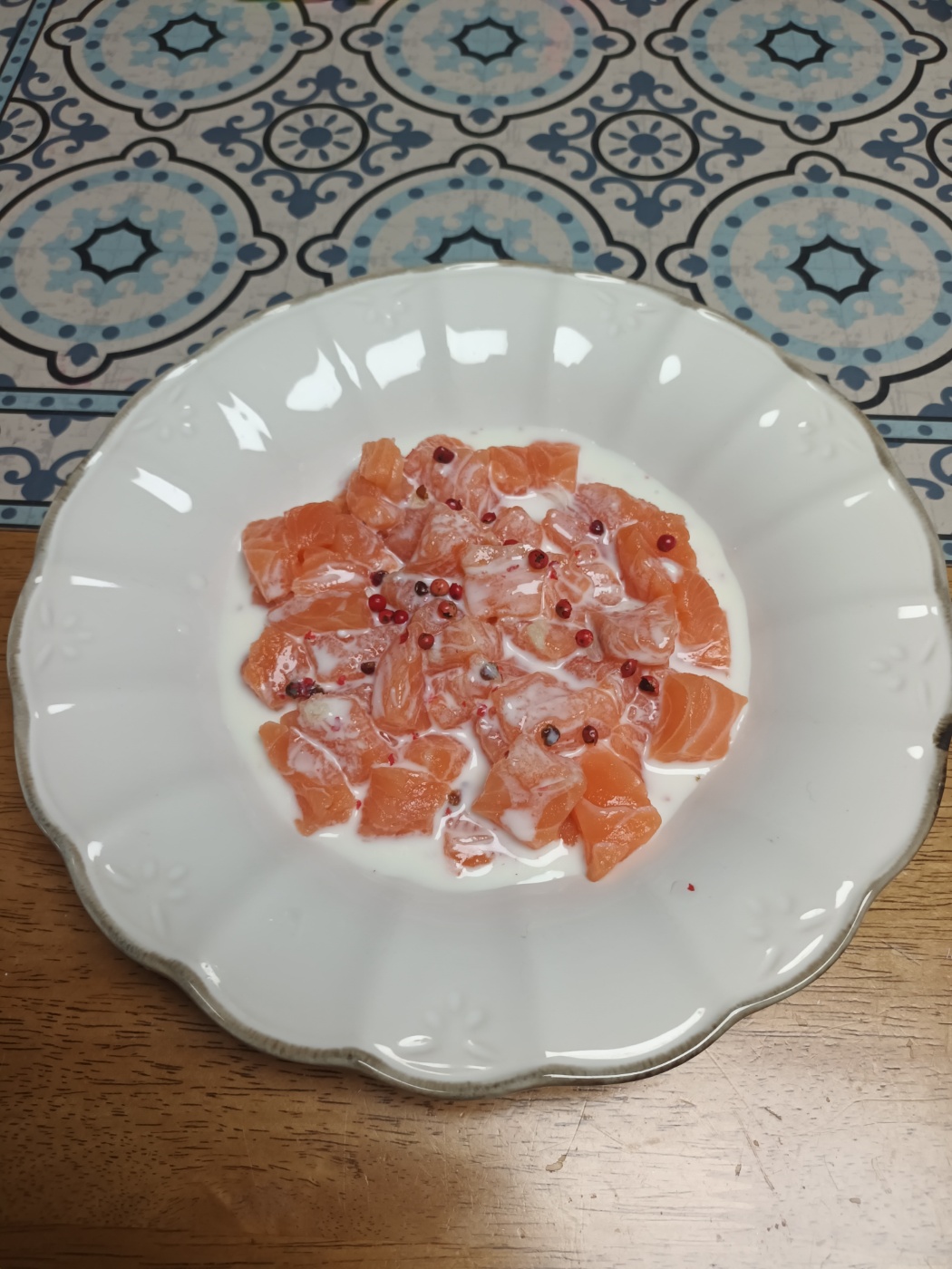 #연어깍두기레시피, #건강레시피#고급스러운연어요리 #요거트#핑크페퍼#연어다디어트#다이어트식단