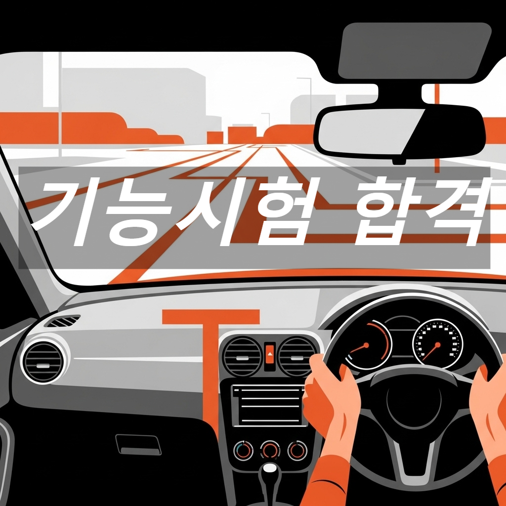 운전면허 기능 시험 이미지