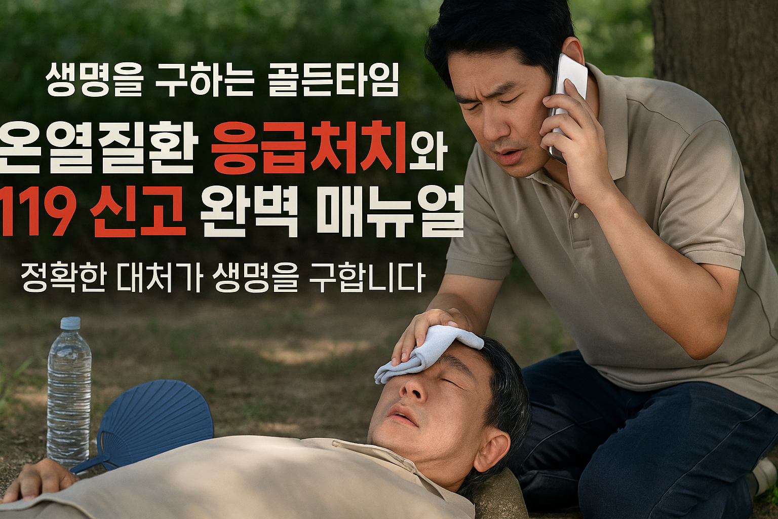 [3편] 온열질환 응급처치와 119 신고 완벽 매뉴얼