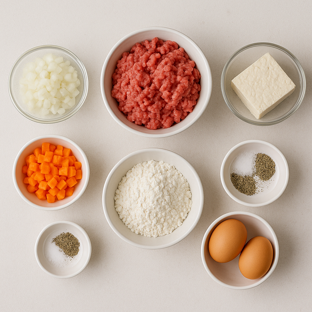 재료 (동그랑땡)