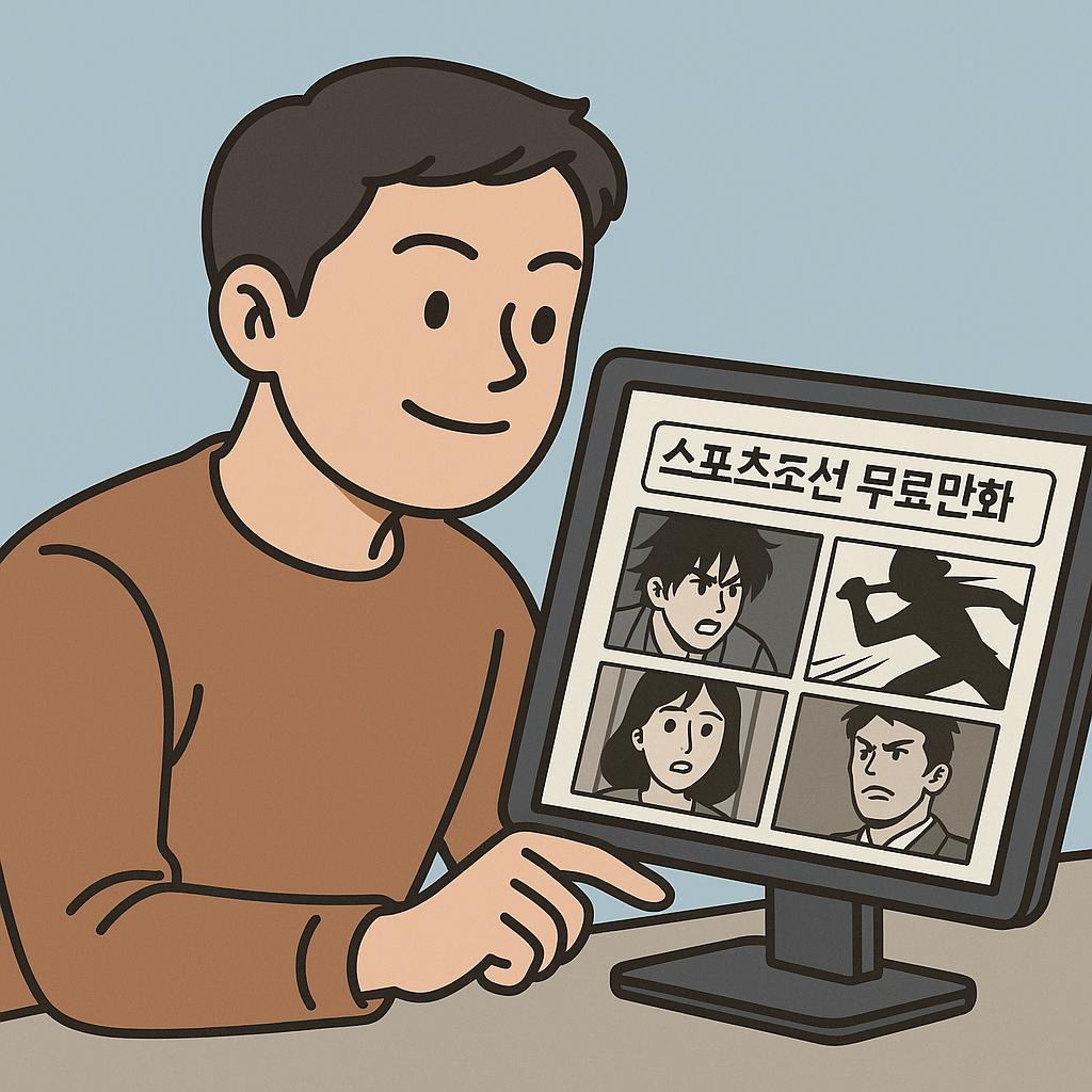 스포츠조선 무료만화 바로보기