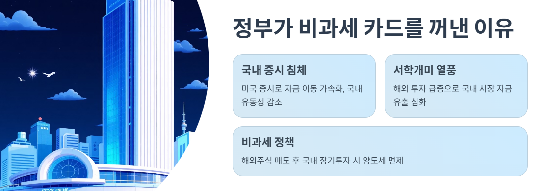 정부가 비과세 카드를 꺼낸 이유