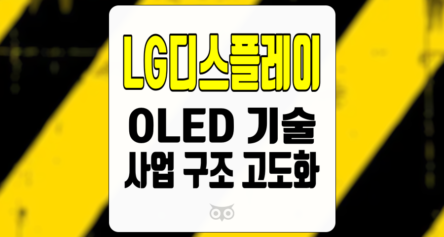 LG디스플레이, OLED 기술에 대한 집중과 사업 구조 고도화의 성과