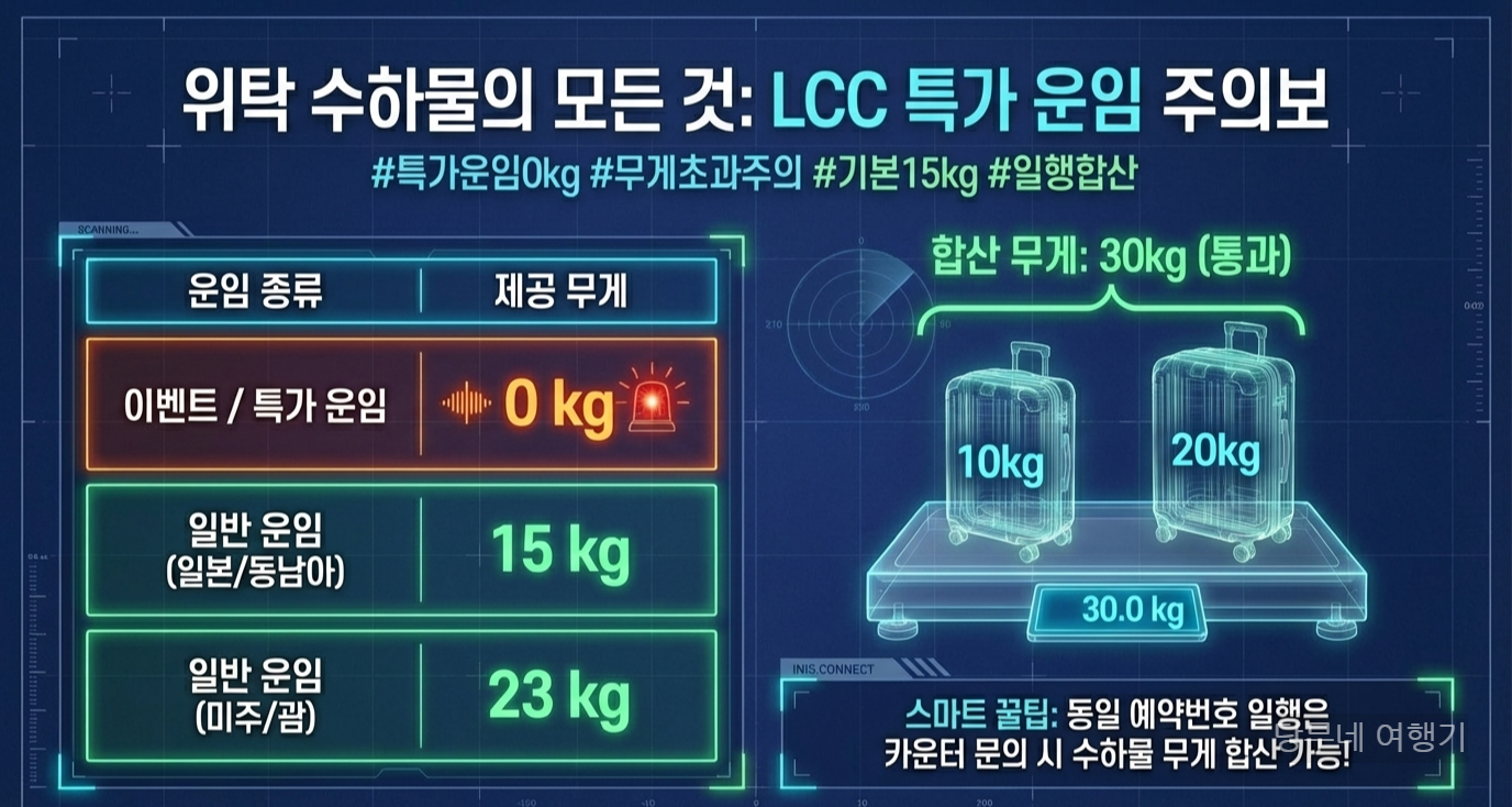 위탁수화물 무게