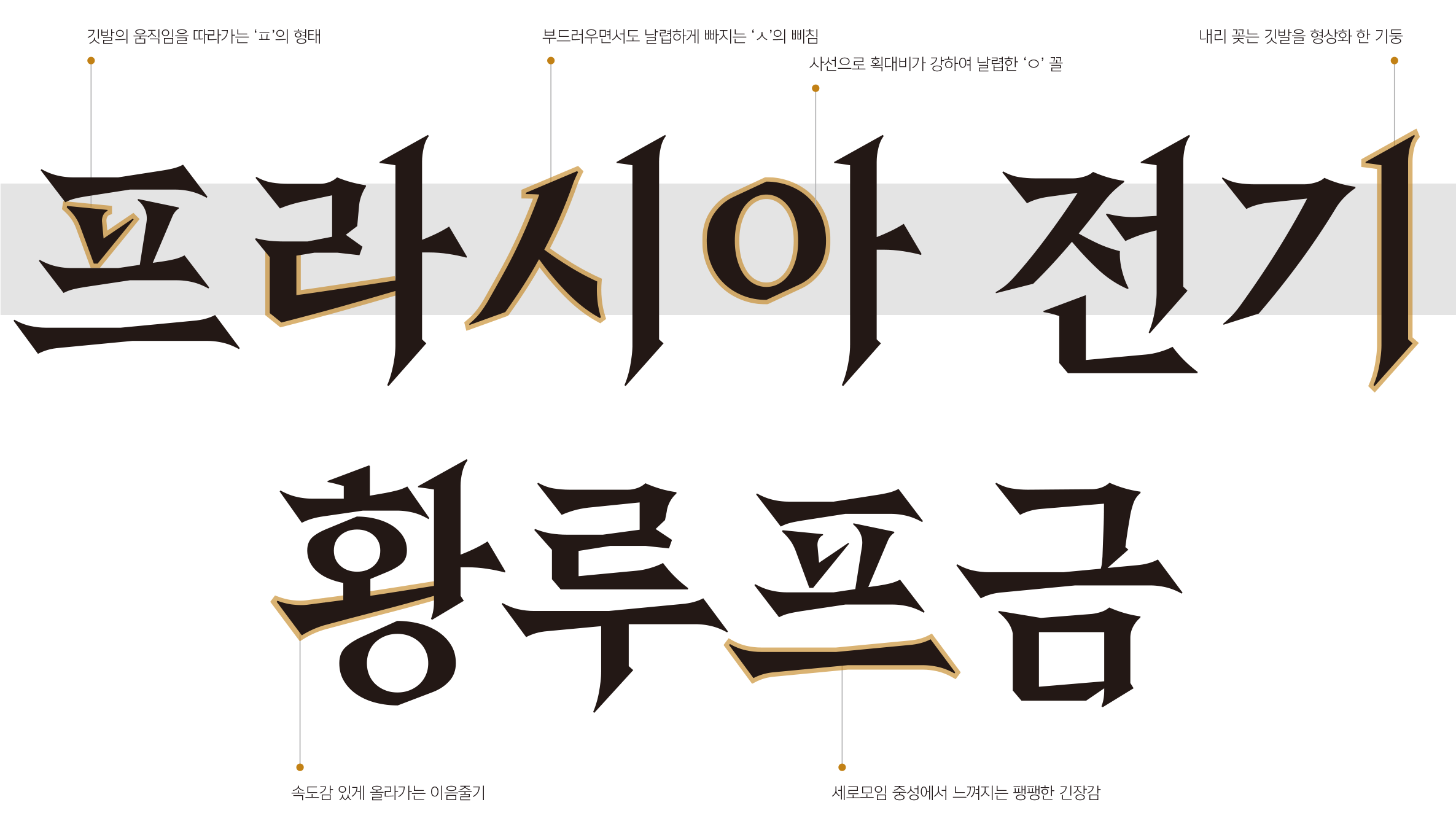 프라시아 전기 전용서체